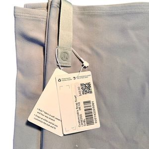Lululemon customizable snap scarf nulu silver blue